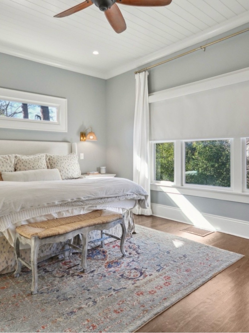 Neutral Gray and White Bedding Set - Brand: